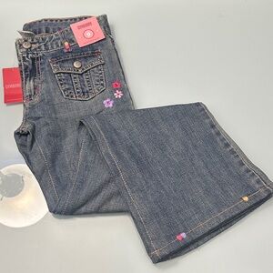 NWT Gymboree Girl’s Embroidered Flare Jeans